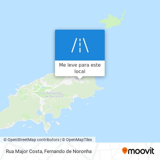 Rua Major Costa mapa