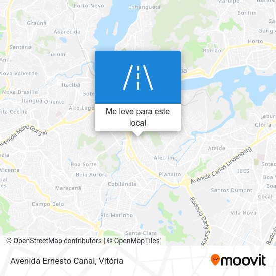 Avenida Ernesto Canal mapa