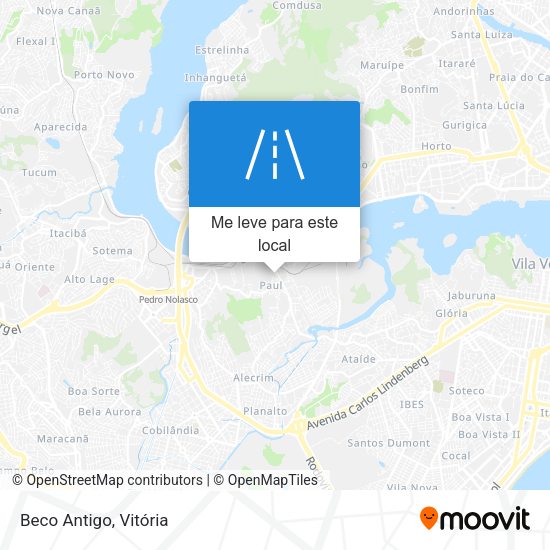 Beco Antigo mapa