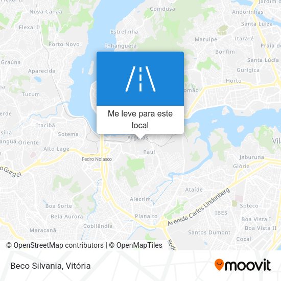Beco Silvania mapa