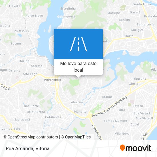 Rua Amanda mapa