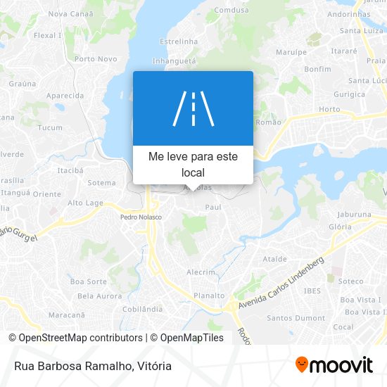 Rua Barbosa Ramalho mapa