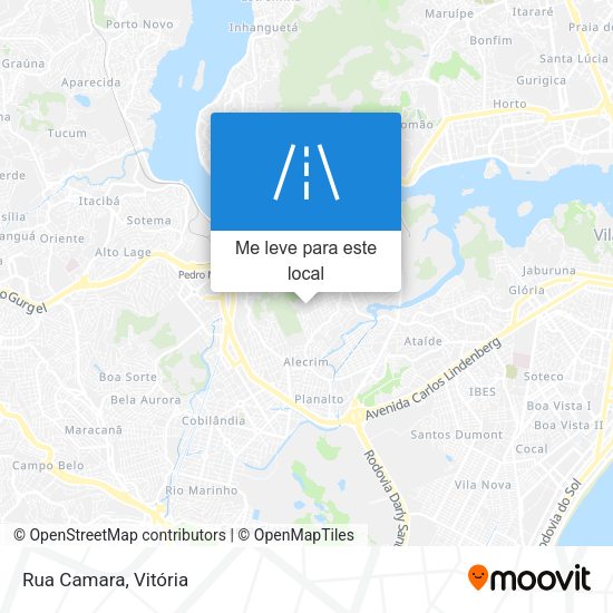 Rua Camara mapa