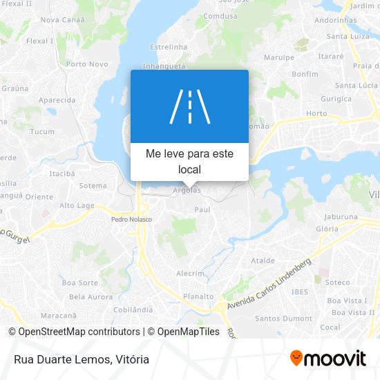 Rua Duarte Lemos mapa