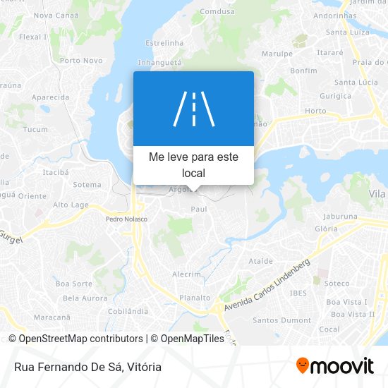 Rua Fernando De Sá mapa