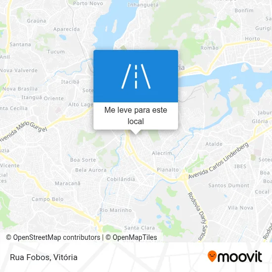 Rua Fobos mapa