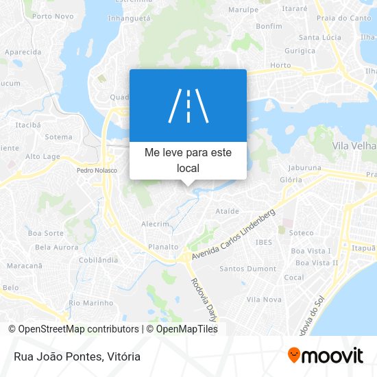 Rua João Pontes mapa