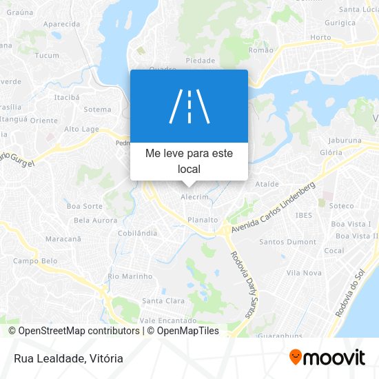 Rua Lealdade mapa