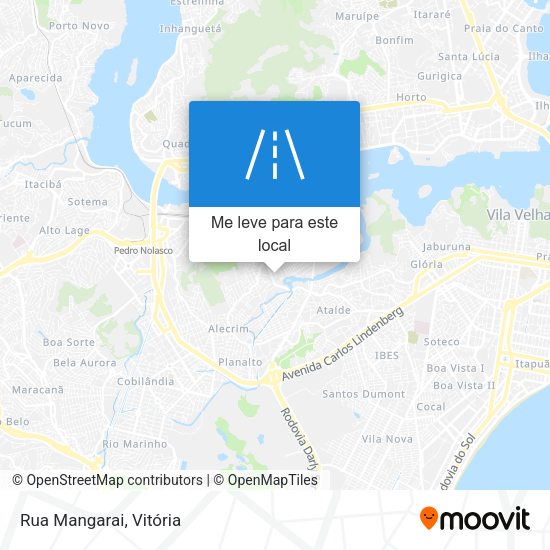 Rua Mangarai mapa
