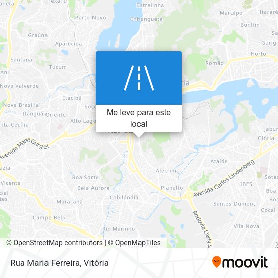 Rua Maria Ferreira mapa