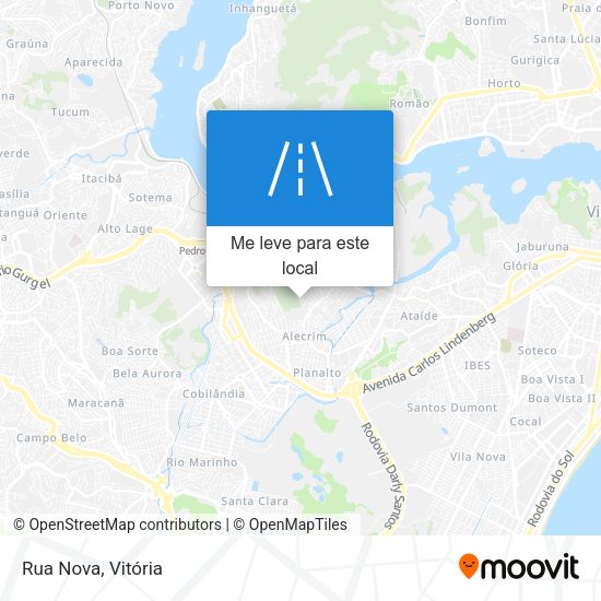 Rua Nova mapa