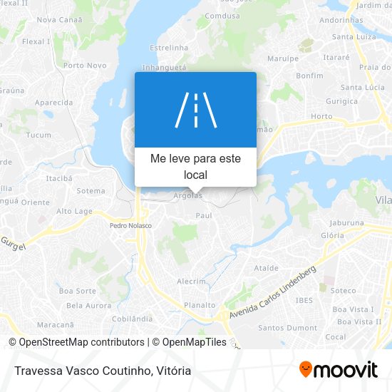 Travessa Vasco Coutinho mapa