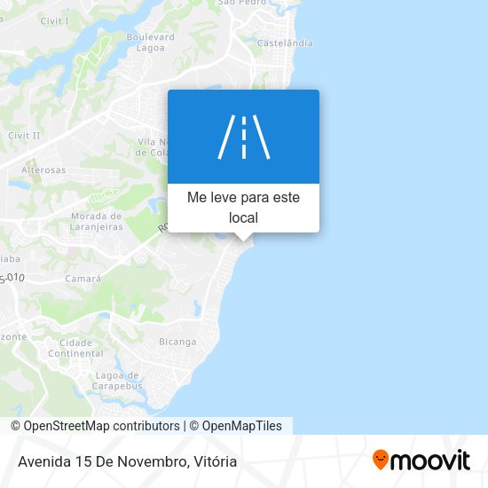 Avenida 15 De Novembro mapa