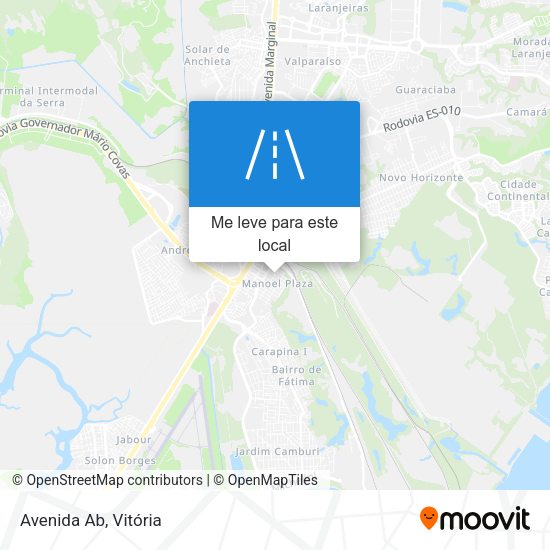 Avenida Ab mapa