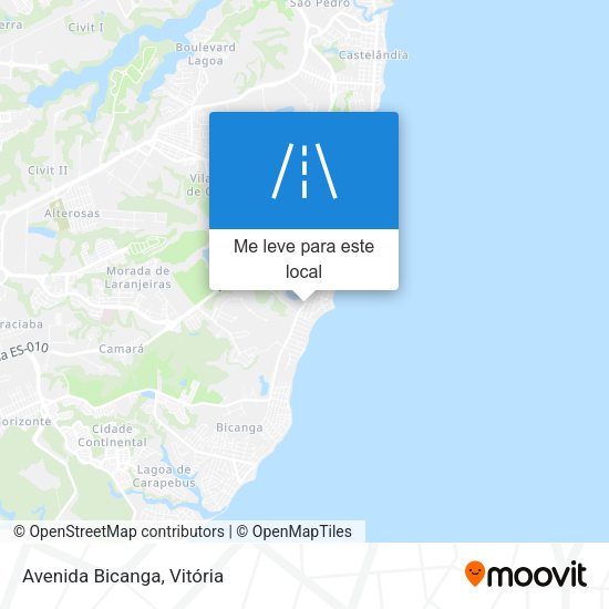 Avenida Bicanga mapa