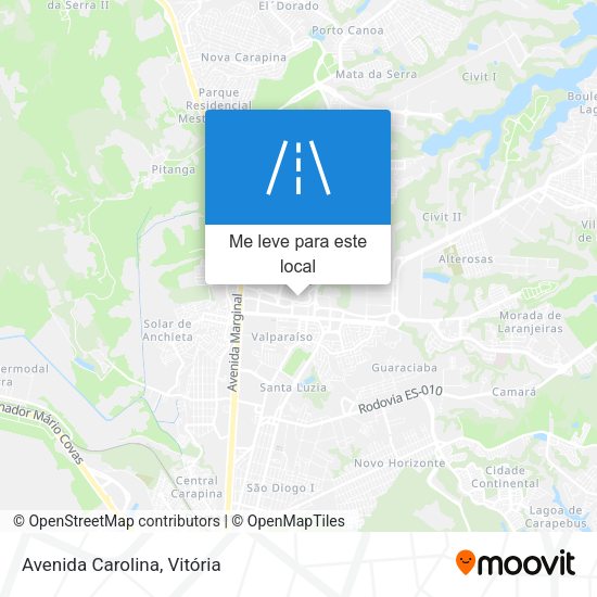Avenida Carolina mapa