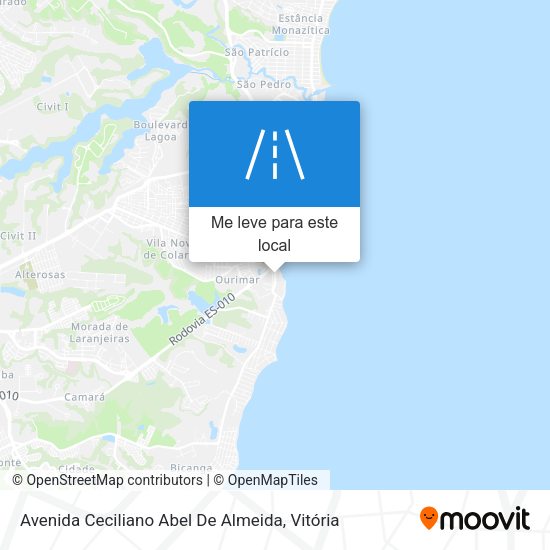 Avenida Ceciliano Abel De Almeida mapa