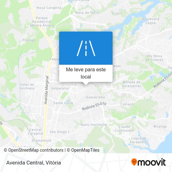 Avenida Central mapa