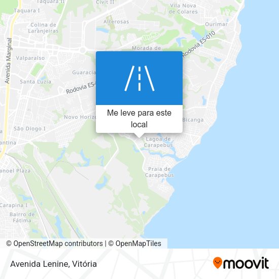 Avenida Lenine mapa