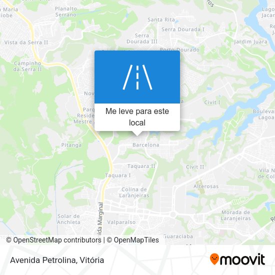Avenida Petrolina mapa