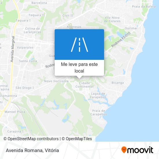 Avenida Romana mapa