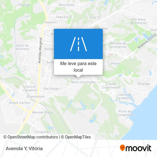 Avenida Y mapa
