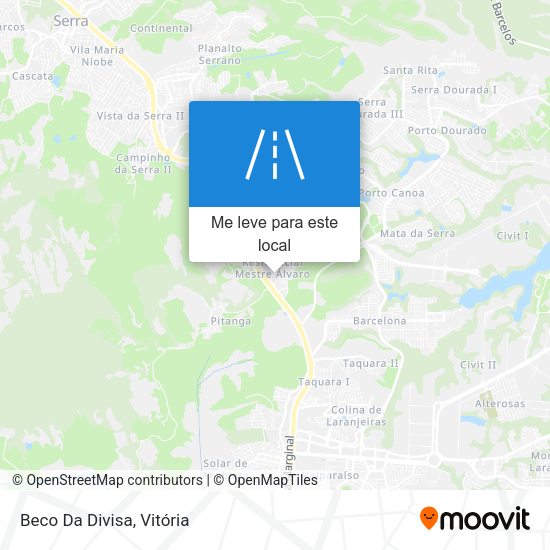Beco Da Divisa mapa