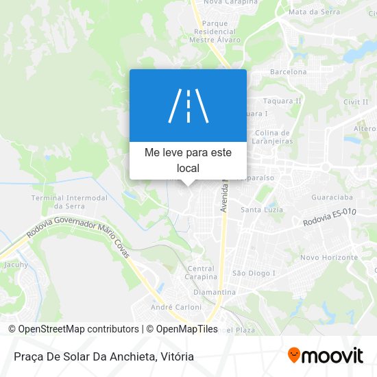 Praça De Solar Da Anchieta mapa