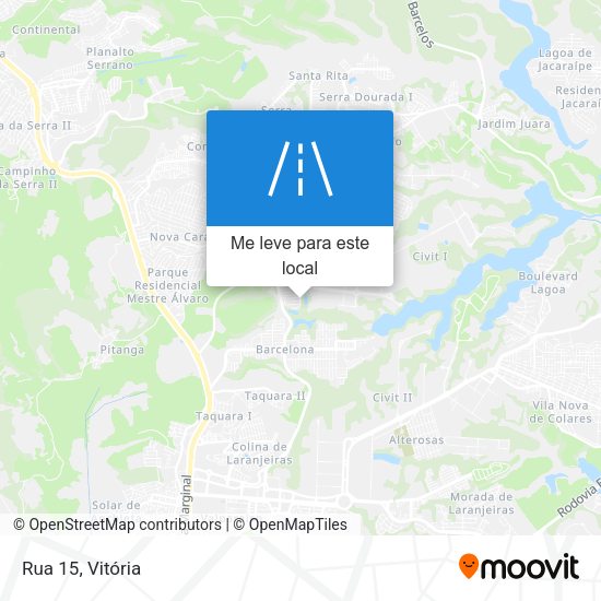 Rua 15 mapa