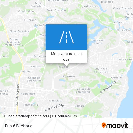 Rua 6 B mapa