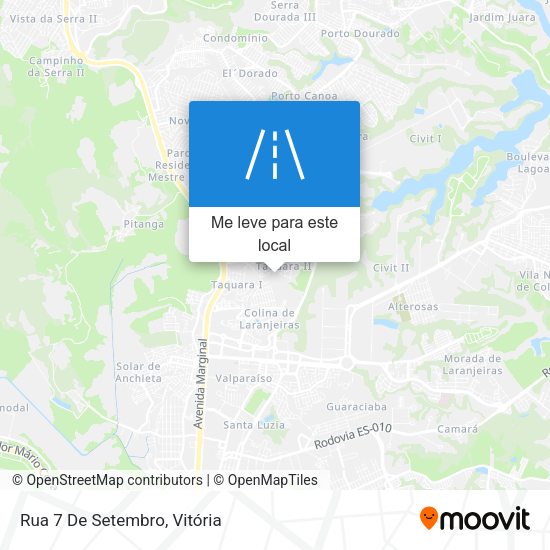 Rua 7 De Setembro mapa