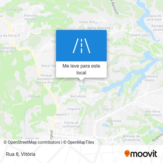 Rua 8 mapa