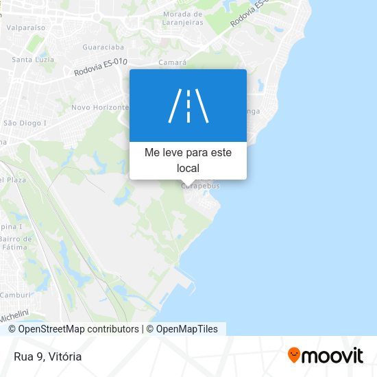 Rua 9 mapa