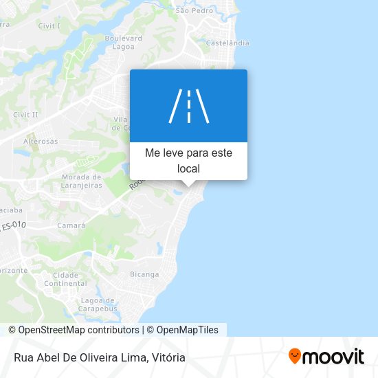 Rua Abel De Oliveira Lima mapa