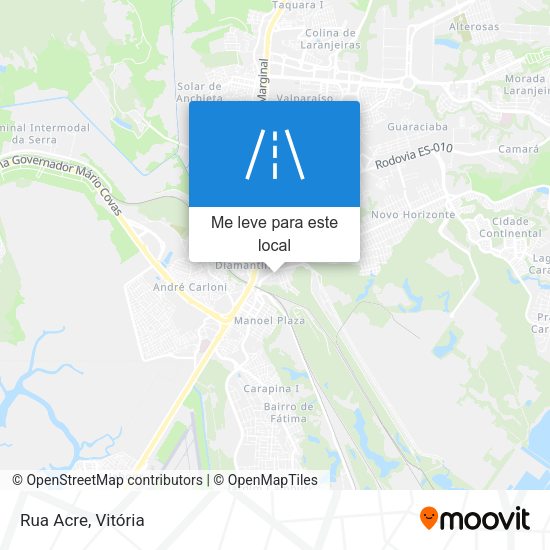 Rua Acre mapa
