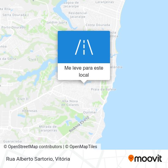 Rua Alberto Sartorio mapa