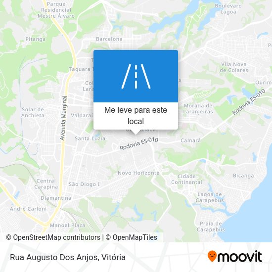 Rua Augusto Dos Anjos mapa