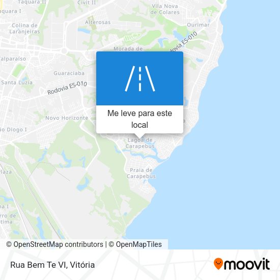 Rua Bem Te VI mapa
