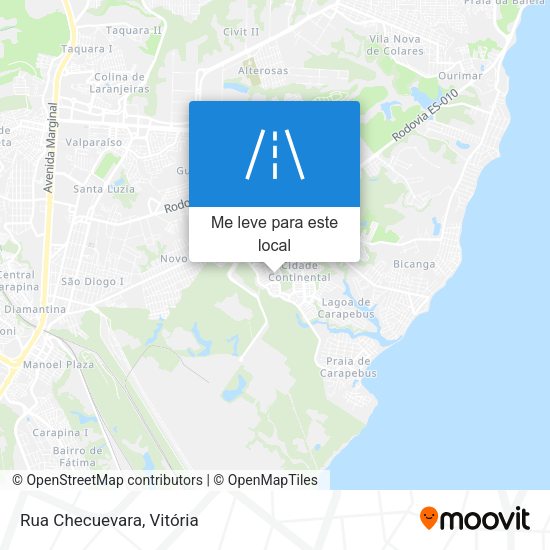 Rua Checuevara mapa