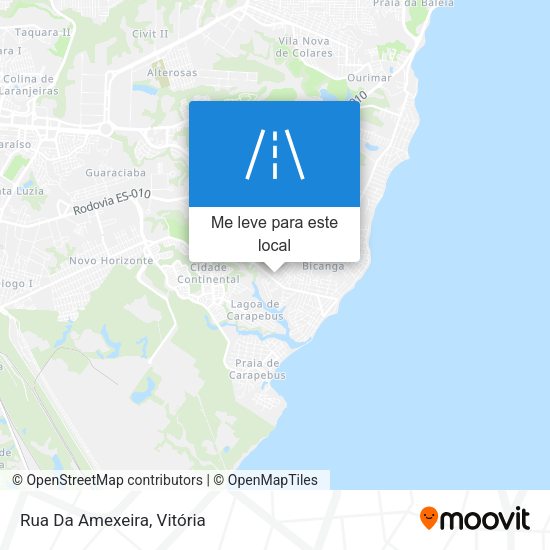 Rua Da Amexeira mapa