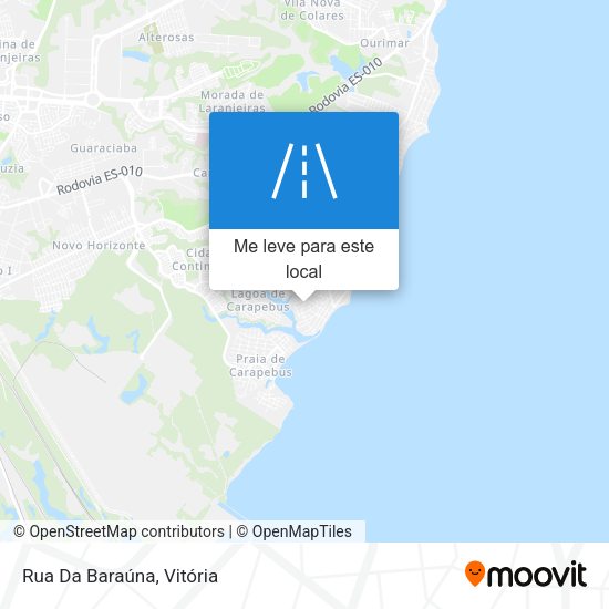 Rua Da Baraúna mapa