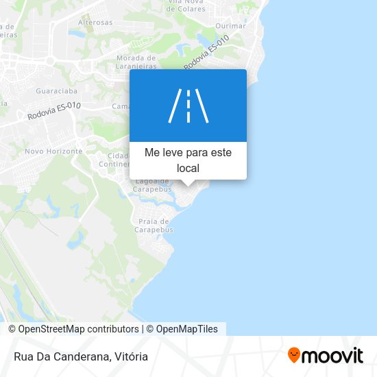 Rua Da Canderana mapa