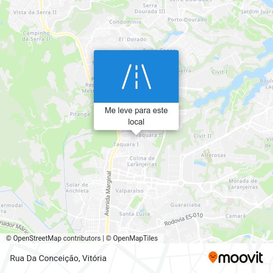 Rua Da Conceição mapa