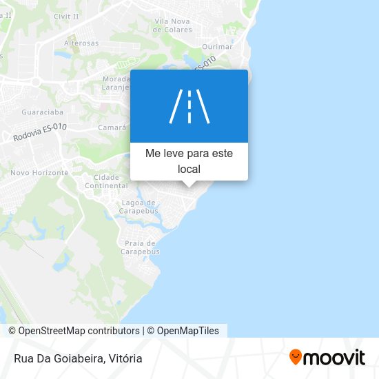 Rua Da Goiabeira mapa