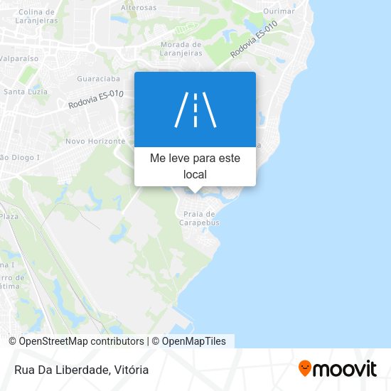 Rua Da Liberdade mapa