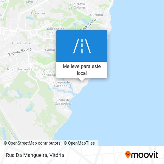 Rua Da Mangueira mapa
