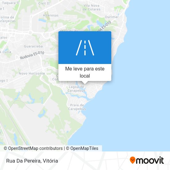 Rua Da Pereira mapa