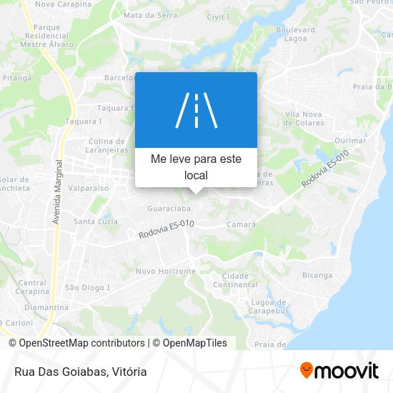 Rua Das Goiabas mapa