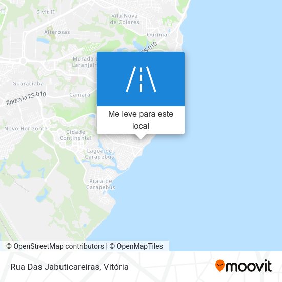 Rua Das Jabuticareiras mapa