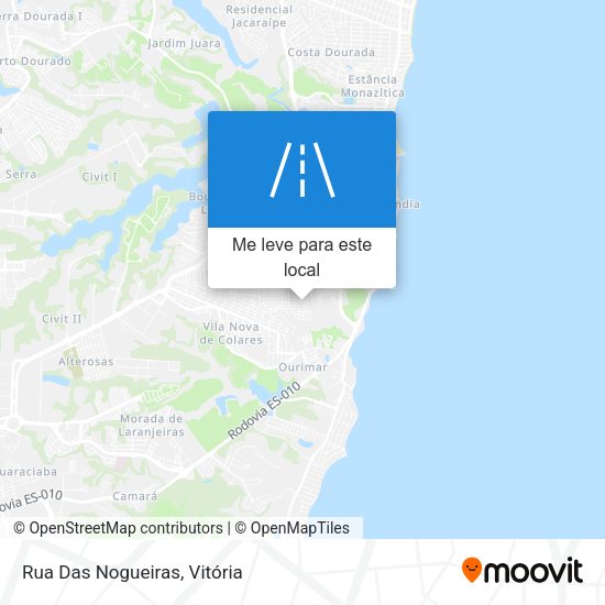 Rua Das Nogueiras mapa
